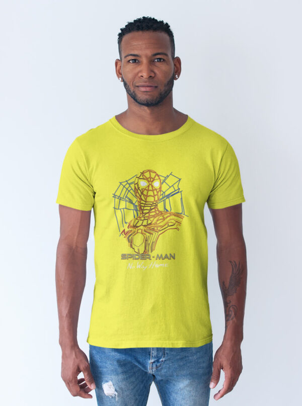 Spider-Man: No Way Home T-Shirt – Yellow Iron Suit Design