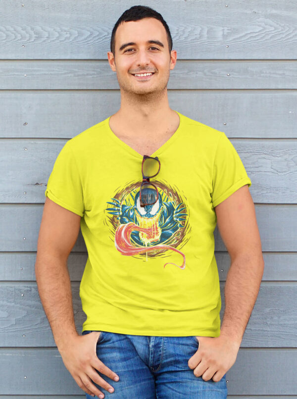 Venom Tee Shirt – Fierce Marvel Symbiote Design for Men