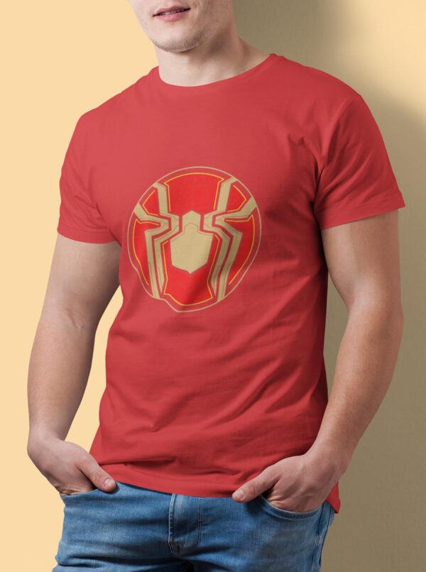 Red Iron Spider T-Shirt – Bold Avenger Suit Graphic