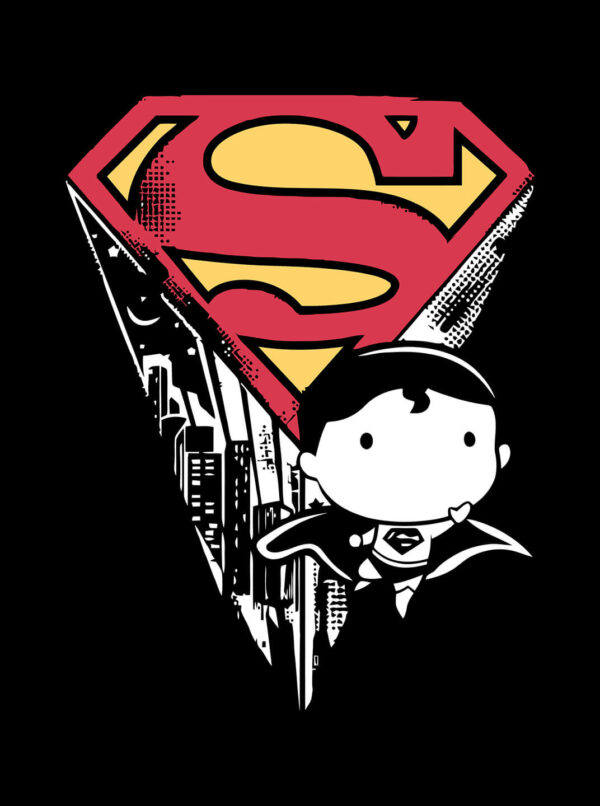 Superman Chibi T-Shirt – Cute Heroic DC Comics Graphic Tee
