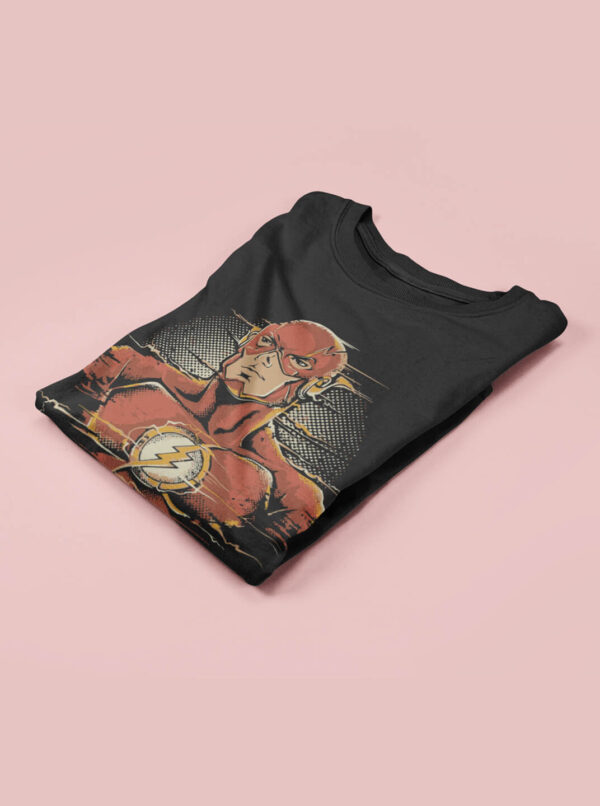 DC Comics The Flash T-Shirt – Retro Speedforce Hero Tee