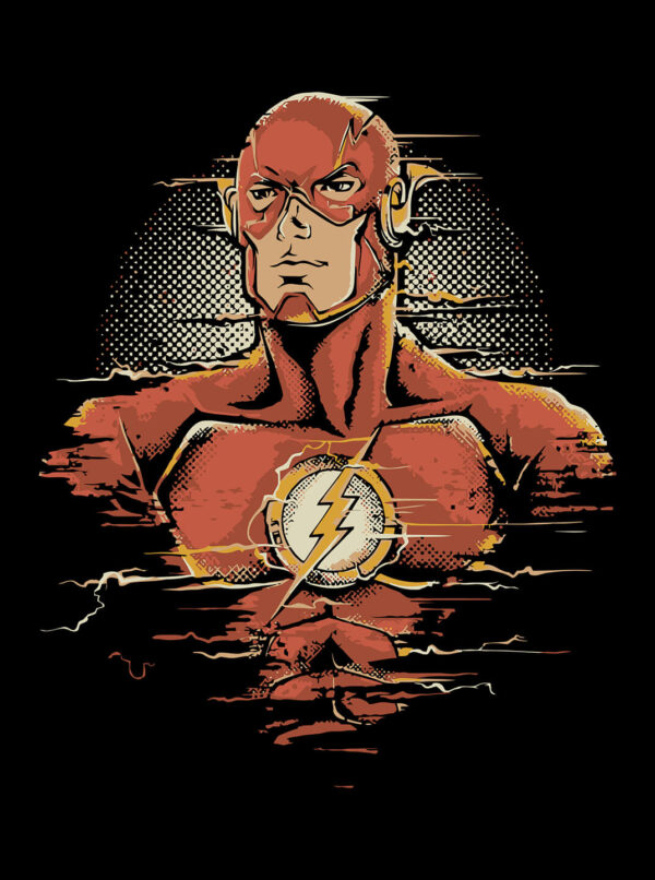 DC Comics The Flash T-Shirt – Retro Speedforce Hero Tee