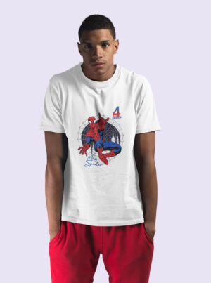 Spiderman 4 T-Shirt – Retro Comic Web-Slinger Tee