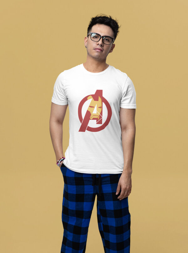 Avengers Tony Stark T-Shirt – Minimal Iron Man Emblem Tee