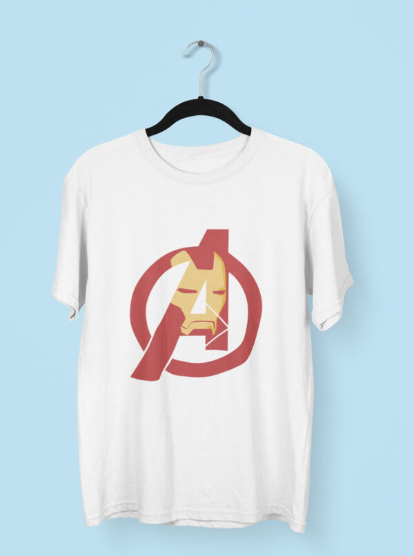 Avengers Tony Stark T-Shirt – Minimal Iron Man Emblem Tee