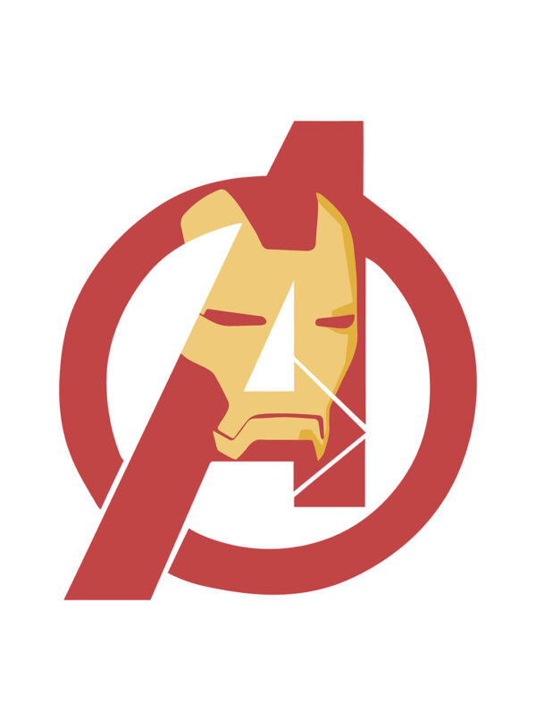 Avengers Tony Stark T-Shirt – Minimal Iron Man Emblem Tee