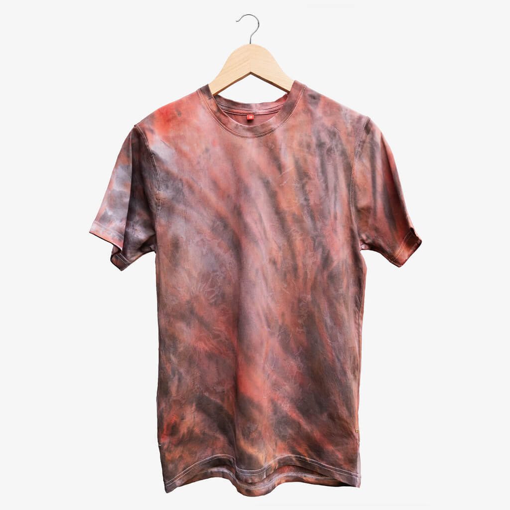 Black And Orange Tie-Dye