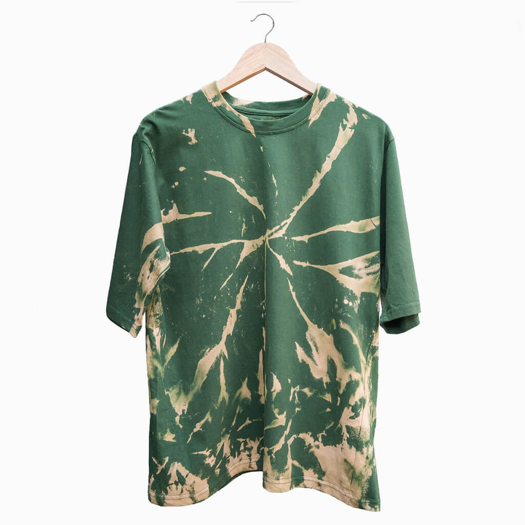 Dark Green Tie-Dye T-Shirt