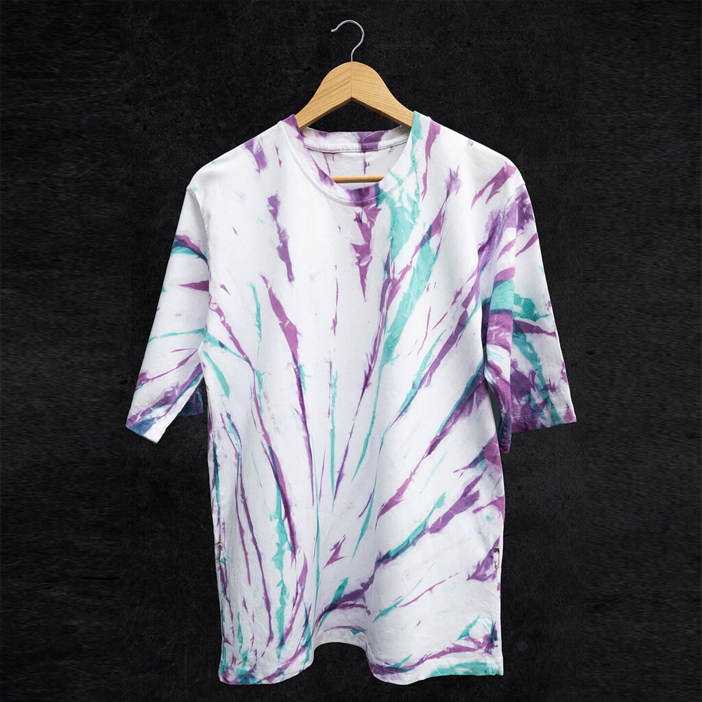 Lavender And Sky Tie Dye