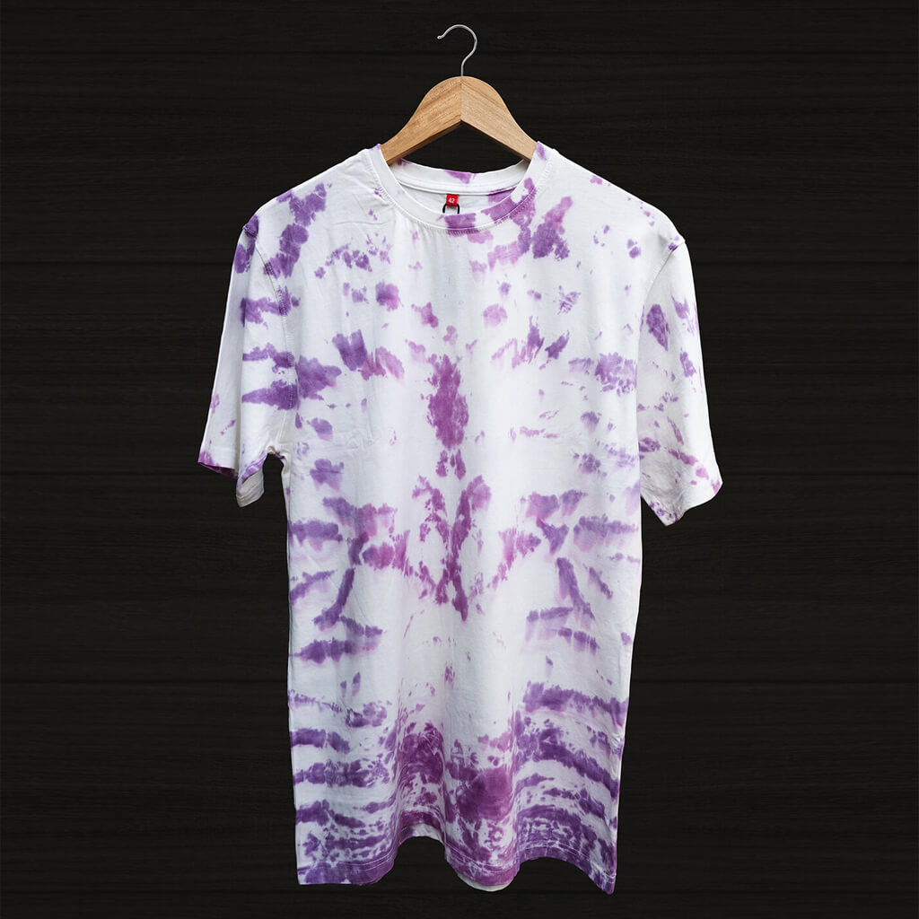 Lavender White Tie Dye T-Shirt