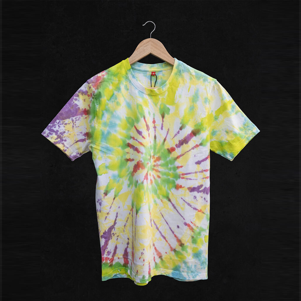 Lime Green Tie-Dye T-Shirt
