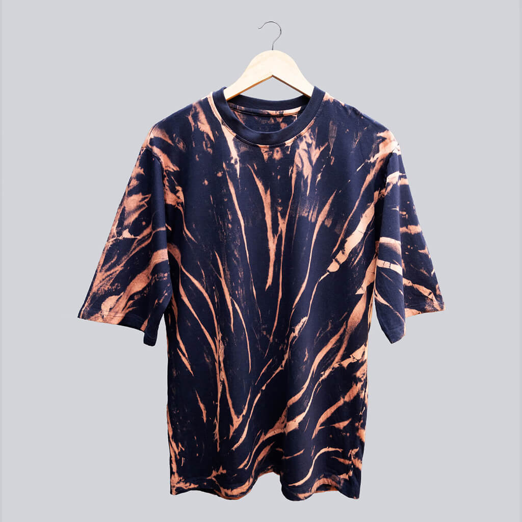 Navy Blue Tie-Dye T-Shirt
