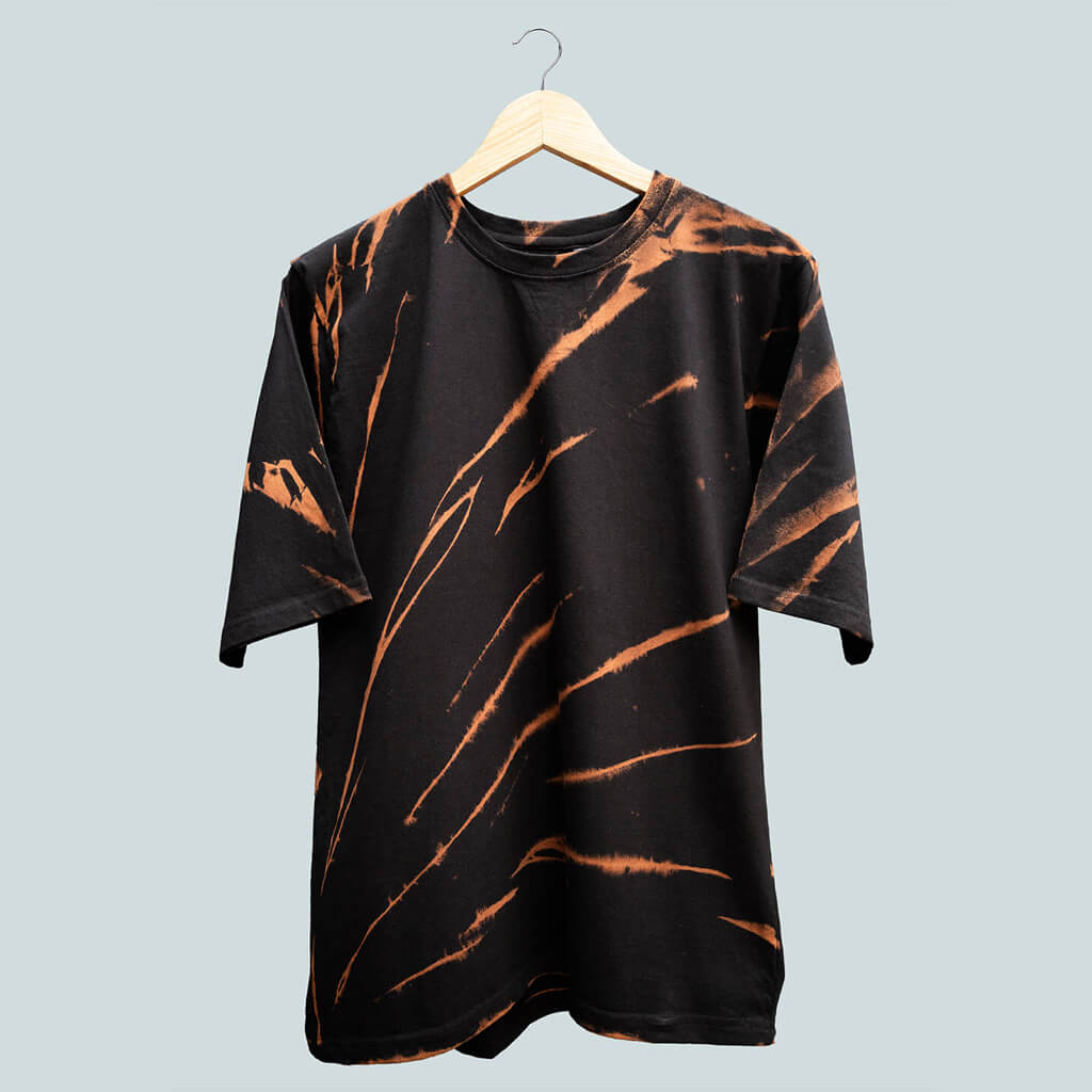 Orange Tie-Dye T-shirt