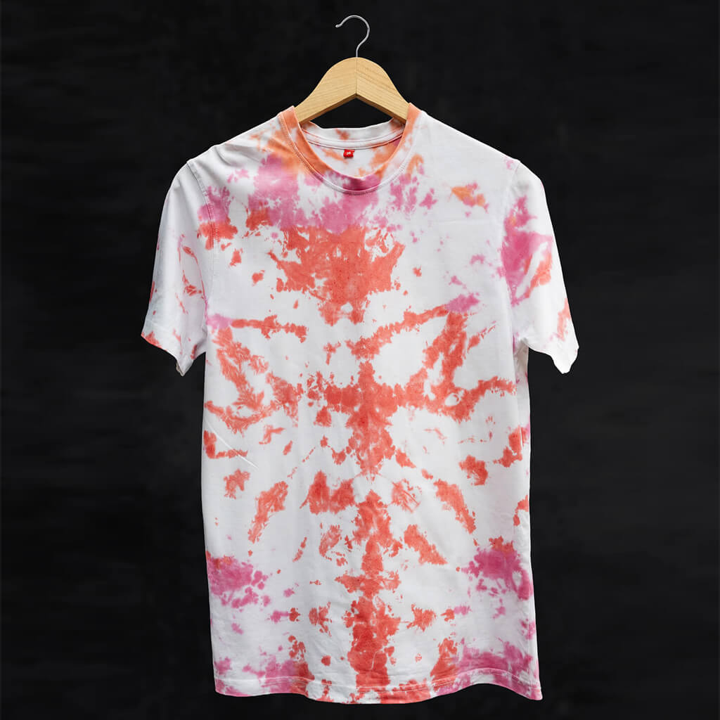 Pink And Orange Tie-Dye T-Shirt