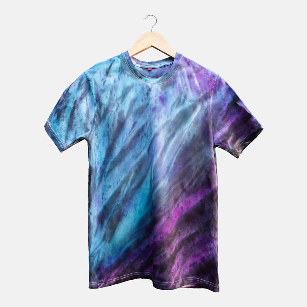 Purple Sky Blue Tie Dye T-Shirt
