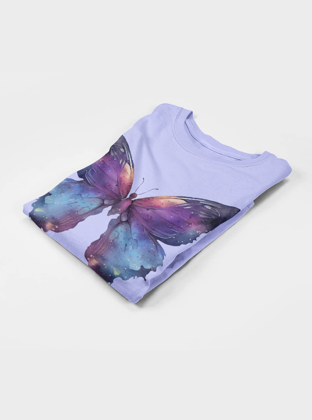Butterfly Print T Shirt for Men – Artistic Watercolor Design - FlyyDok Butterfly Print T Shirt for Men – Artistic Watercolor Design - Image 3